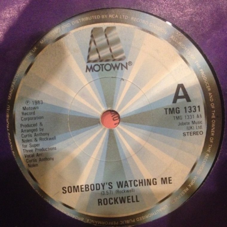 rockwell somebody’s watching me paroles