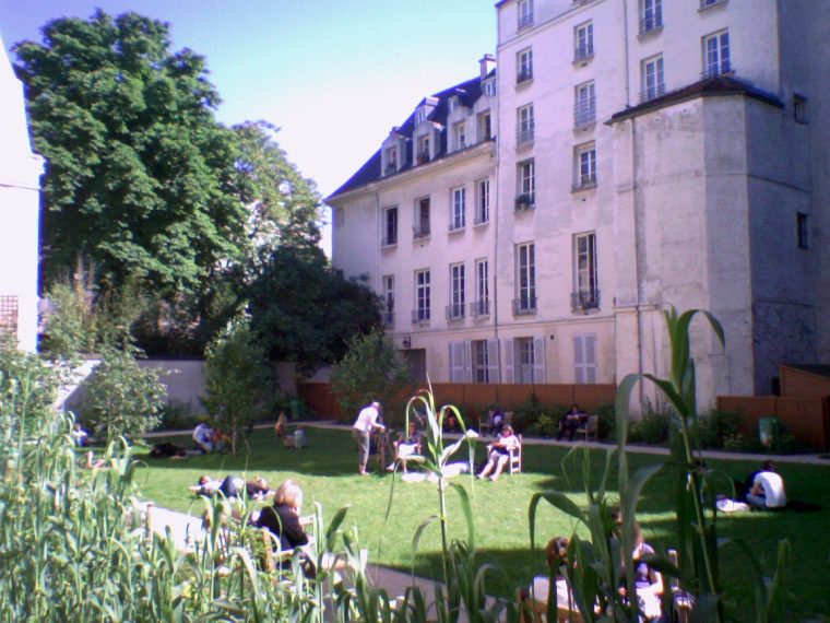 Rosiers – Joseph Migneret Garden – Wikipedia pour Jardin Du Marais Hotel Paris