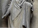 Sainte Cecile Statue On Eglise De La Madeleine In Paris ... tout Statue De Jardin D Occasion