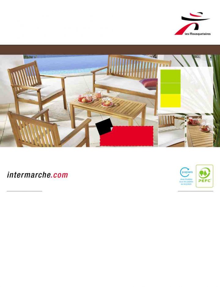 Salon De Jardin Intermarche Avril 2014 avec Table De Jardin Intermarché