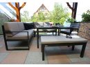 Salon De Jardin Kettler Océan : Canapé D'angle + Table + Banc avec Kettler Mobilier De Jardin