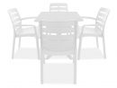 Salon Jardin Plastique Table Et Chaises intérieur Table De Jardin Plastique Blanc