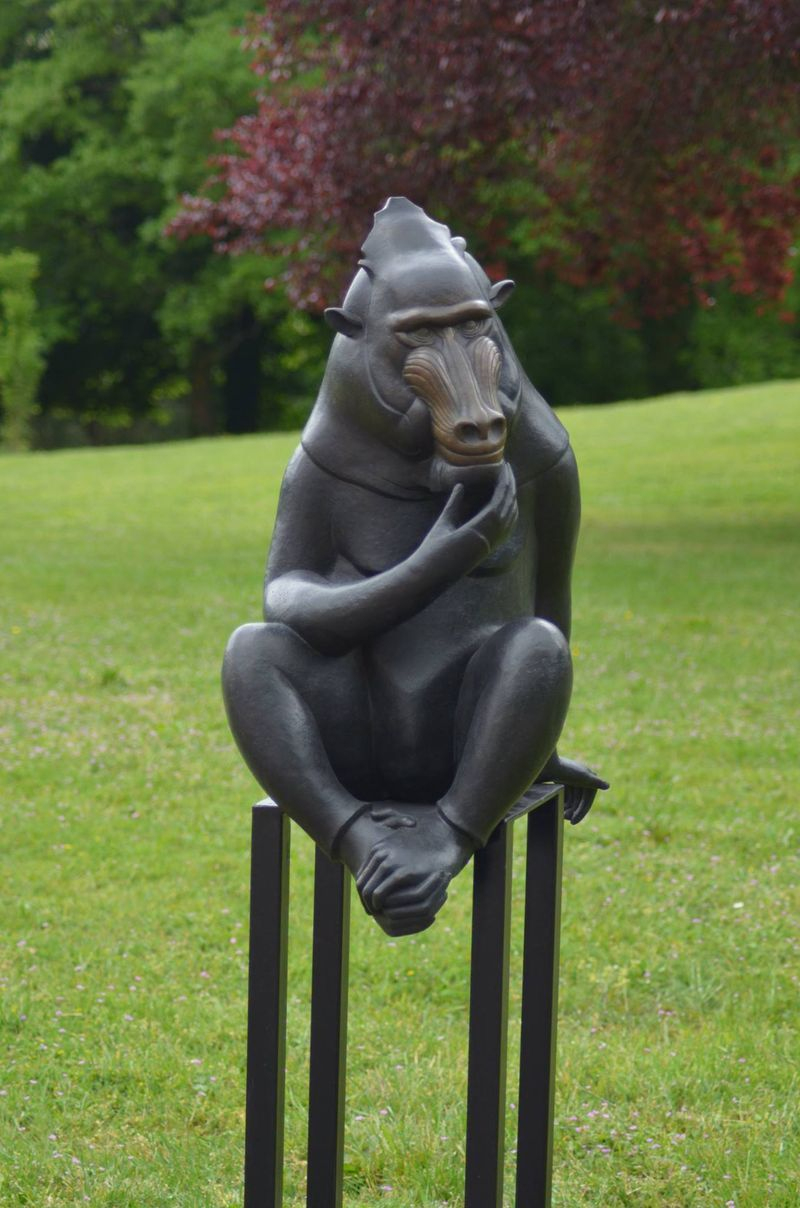 Sculpture En Bronze De Florence Jacquesson Exposée Dans Les ... pour Sculpture Moderne Pour Jardin