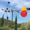 Sculptures Cinétiques Girouette À Vent De Jardin Dragonfly serapportantà Girouette De Jardin