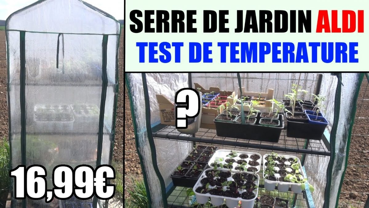 Serre De Jardin Aldi Garden Feelings Presentation Et Test De Température à Serre De Jardin Florabest