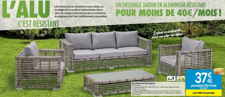 Serre De Jardin Carrefour – Canalcncarauca avec Salon Jardin Resine Tressee Carrefour