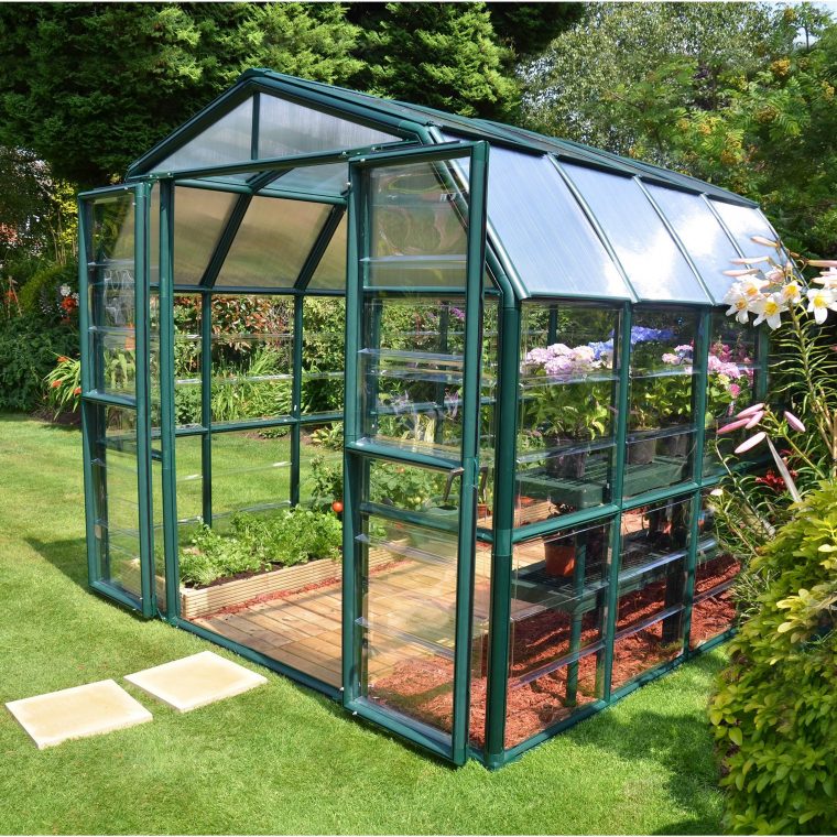 Serre De Jardin Grand Gardener 6.8 M², Aluminium Et … avec Serres De Jardin Leroy Merlin