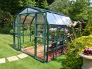 Serre De Jardin Grand Gardener 6.8 M², Aluminium Et Polycarbonate, Palram avec Leroy Merlin Serre De Jardin