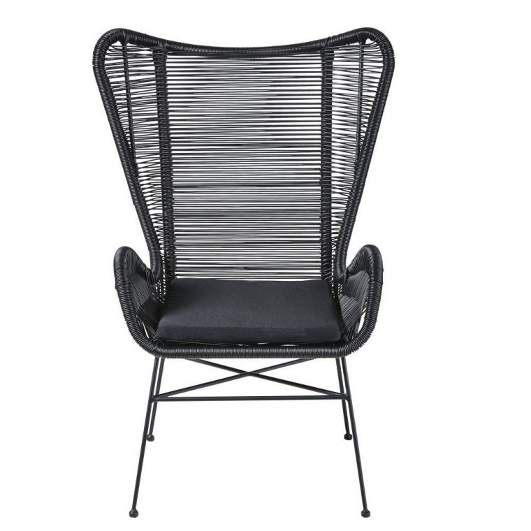Silla De Jardín De Resina Negra | Outdoor Chairs, Outdoor … intérieur Rocking Chair De Jardin