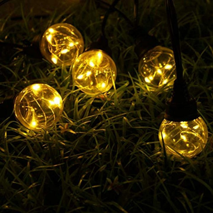 Solmore Guirlande Lumineuse 9.2M 25 Boules Led G45 Ampoule … destiné Boule Lumineuse Jardin