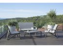 Sunset Lounge Sofa With Armrests 2 Seats dedans Salon De Jardin Textilene