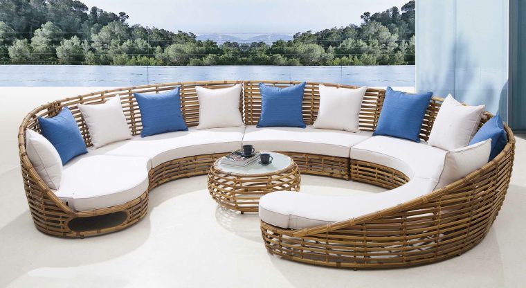 Super Chewy Patio Furniture Cushions Thick | Outdoor Wicker … intérieur Salon De Jardin Artelia