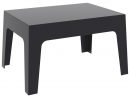 Table Basse 'marto' Noire En Matière Plastique pour Table Basse De Jardin En Plastique