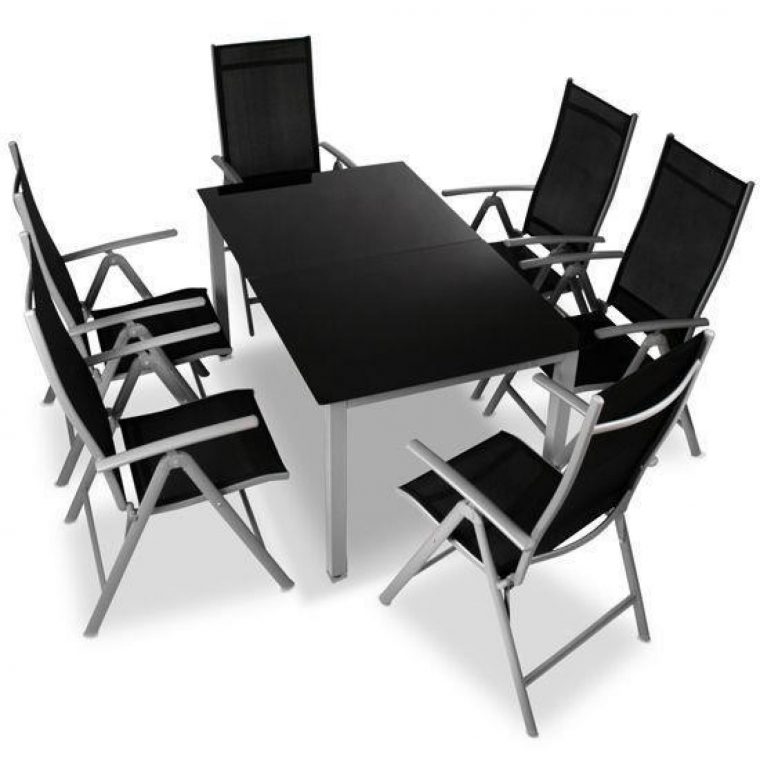 Table Chaises Jardin Aluminium destiné Table Et Chaise De Jardin En Aluminium