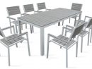 Table De Jardin 8 Places Aluminium Polywood avec Salon De Jardin En Aluminium Pas Cher