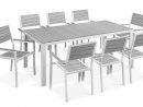 Table De Jardin 8 Places Aluminium Polywood pour Mobilier De Jardin Soldes