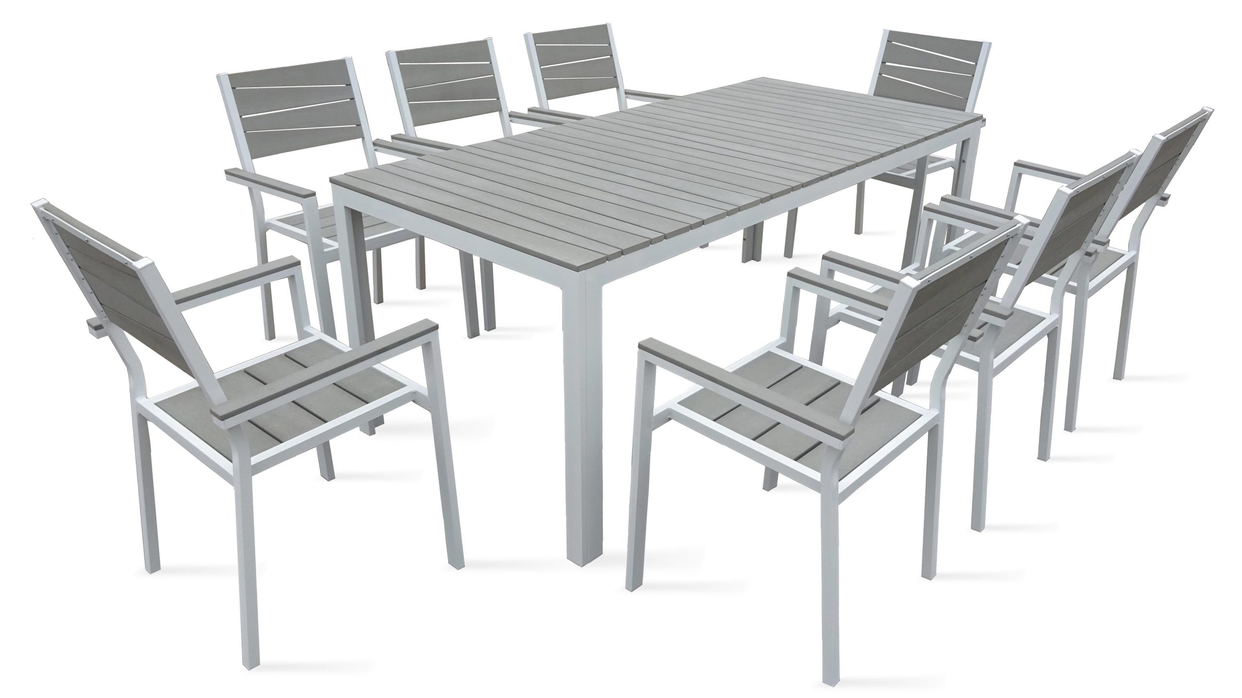 Table De Jardin 8 Places Aluminium Polywood tout Ensemble Table De Jardin Promotion