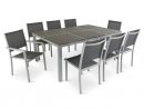 Table De Jardin En Aluminium Et Polywood + 8 Chaises - Achat ... concernant Table Et Chaise De Jardin En Aluminium