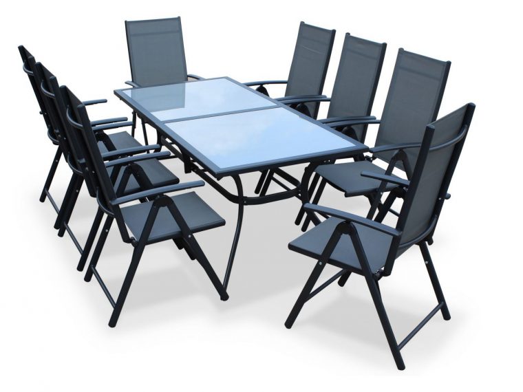 Table De Jardin En Aluminium Naevia De Leroy Merlin – Meuble … destiné Table De Jardin Aluminium Leroy Merlin