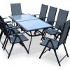 Table De Jardin En Aluminium Naevia De Leroy Merlin - Meuble ... intérieur Salon De Jardin Leroy Merlin Resine