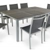 Table De Jardin En Aluminium Schème - Idees Conception Jardin pour Table De Jardin Carrée 8 Personnes