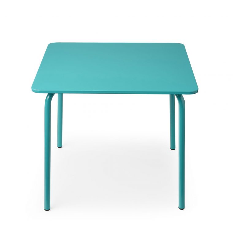Table De Jardin Pour Enfant Bleu – Cotia – Les Tables … serapportantà Table De Jardin Pour Enfant