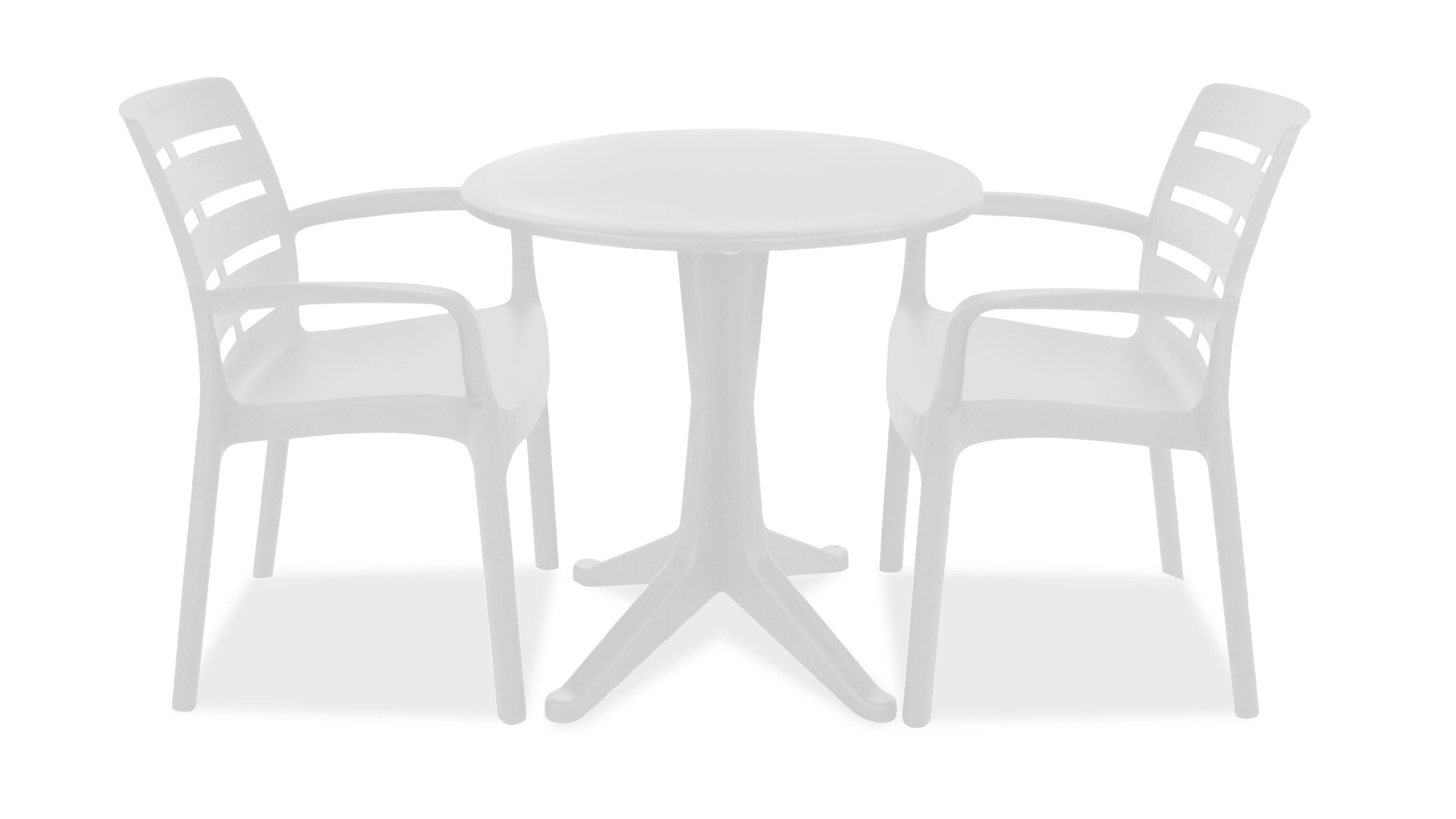 Table De Jardin Ronde En Plastique Fauteuils serapportantà Table De Jardin Plastique Blanc