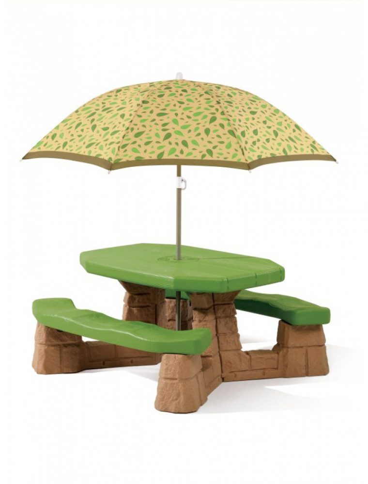 Table De Pique-Nique Naturally Playful – Brun avec Table De Jardin Enfants