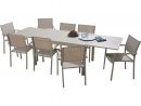 Table Happy Aluminium Avec Allonge 135/270Cm pour Table Jardin Aluminium Avec Rallonge