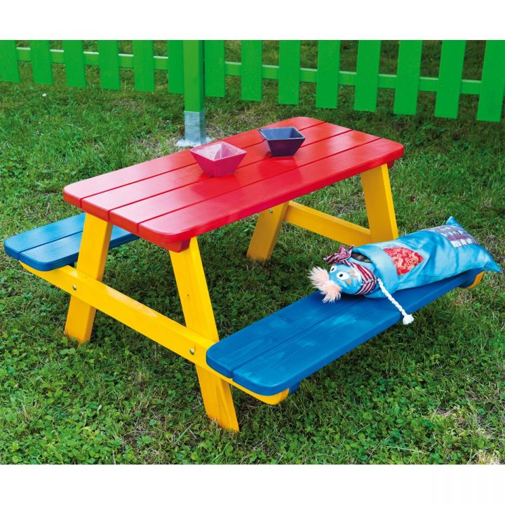 Table Jardin Enfant Table Pique-Nique Pour Enfant "fourmi … avec Salon De Jardin Enfants