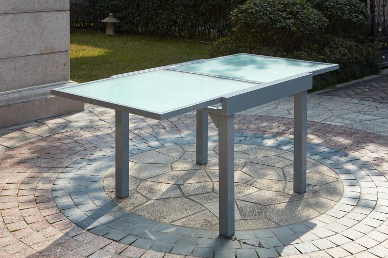 Table Molvina concernant Table De Jardin En Aluminium Avec Rallonge
