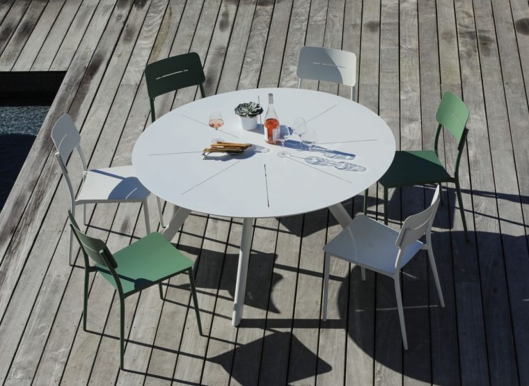 Table Ronde Seven 150 Cm intérieur Table De Jardin Design Aluminium
