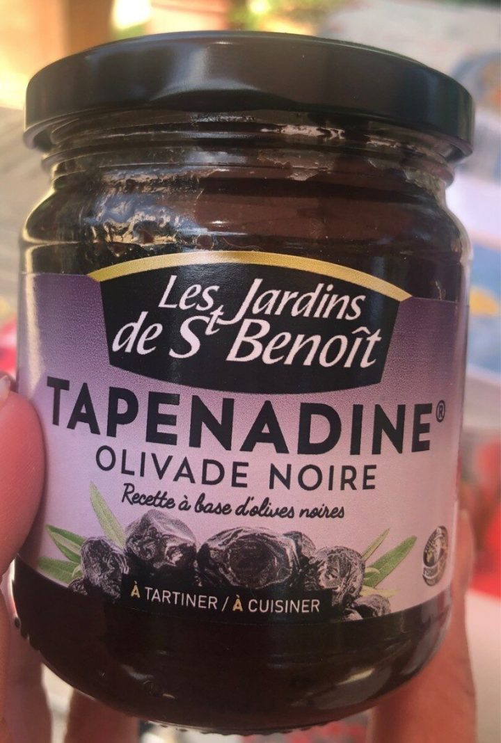 Tapenade Olives Noir – Les Jardins De St Benoît – 190G dedans Les Jardins De St Benoit