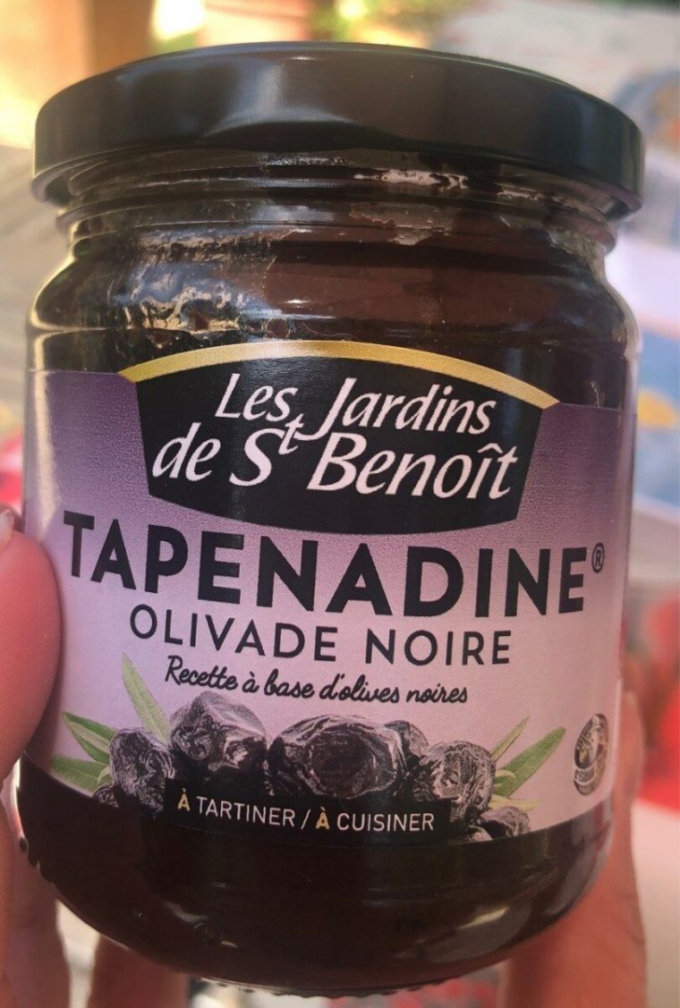 Tapenade Olives Noir – Les Jardins De St Benoît – 190G serapportantà Les Jardins De Saint Benoit