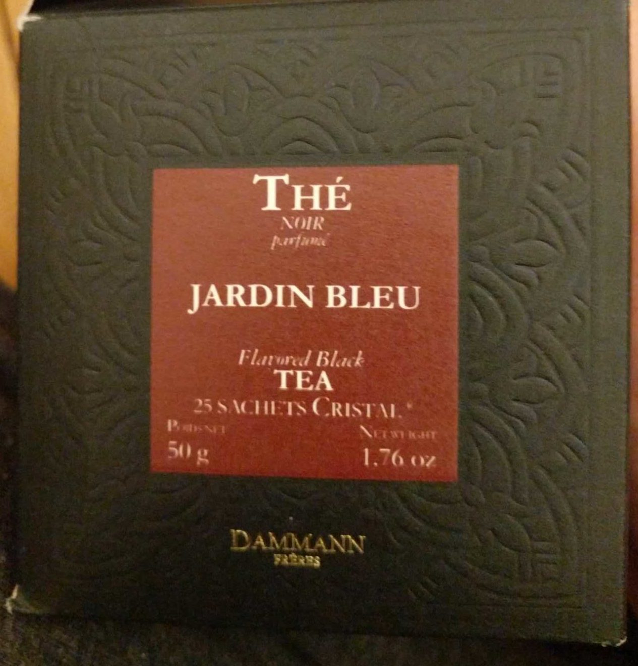Thé Noir Jardin Bleu - Damman - 50 G intérieur Thé Jardin Bleu