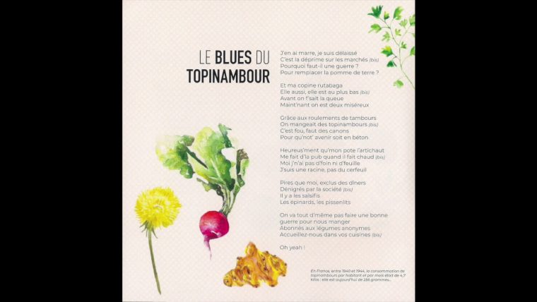 Thibaud Mauduech Le Blues Du Topinambour Ballades Au Jardin dedans Bonne Terre Pour Jardin