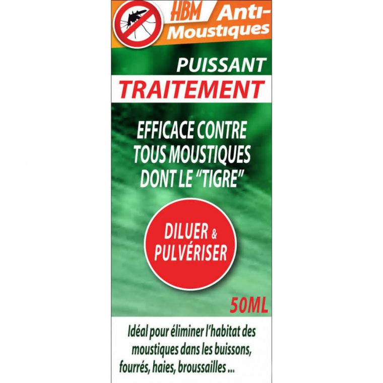 Traitement Pulvérisation Anti-Moustiques – 50 Ml … pour Produit Anti Tique Pour Jardin