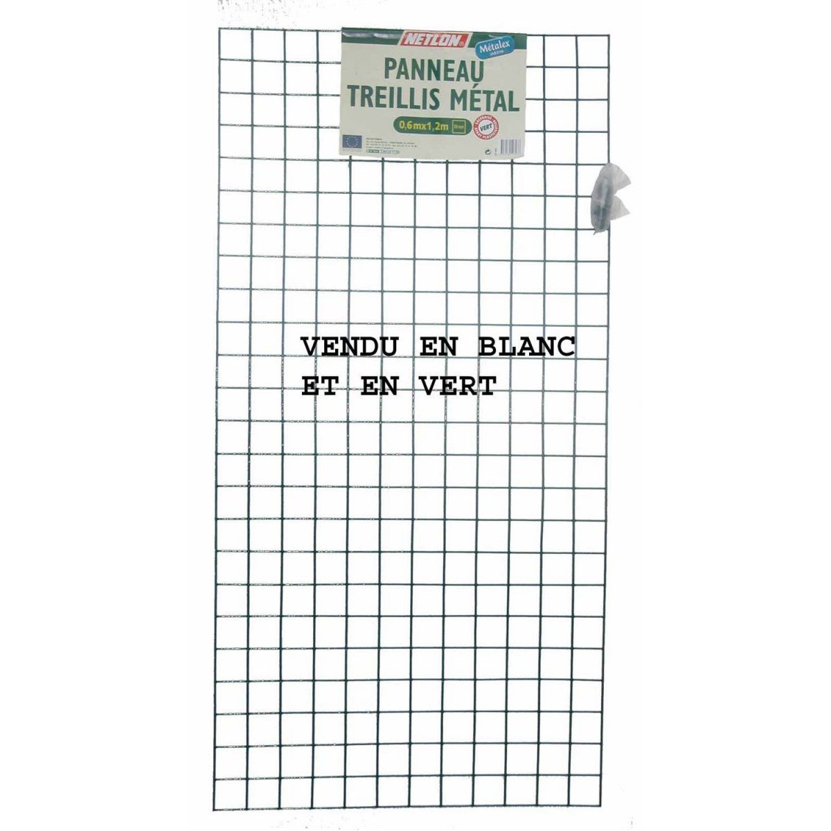 Treillage Fixe Droite, L.60 X H.120 X P.0.7 Cm | Treillage ... serapportantà Treillis Blanc Jardin