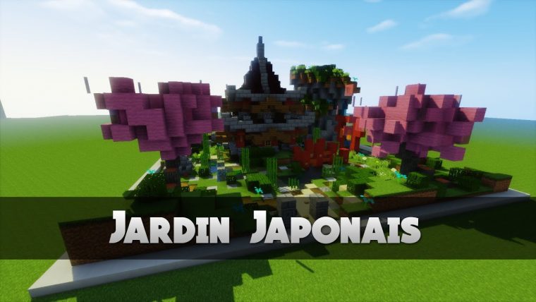 Tuto Jardin Japonais ! | Minecraft à Construction Jardin Japonais