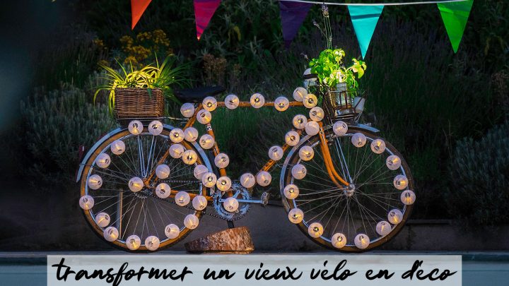 Tuto Upcycling : Fabriquer Un Vélo Déco Pour Son Jardin – Be … à Velo Deco Jardin