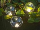 Ubbink Boules Lumineuses Multibright Float 3 Led Lampe De ... pour Sphere Lumineuse Jardin