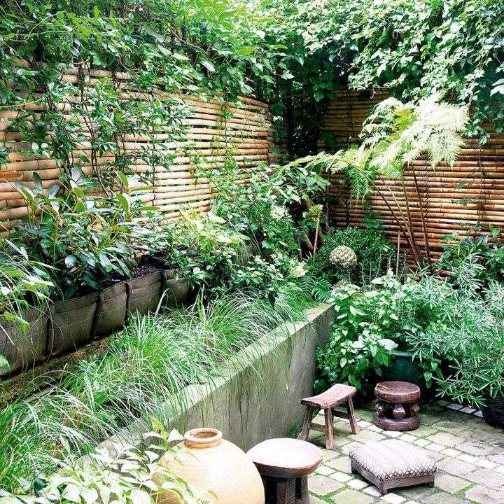 Un Jardin 100% Green Comme Une Jungle – Marie Claire avec Amphore De Jardin