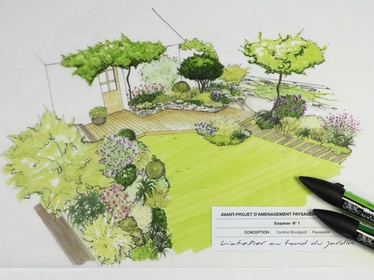 Un Jardin À Étages Remanié Pour Être Rafraichi, Et Refleuri … serapportantà 3D Jardin &amp; Paysagisme