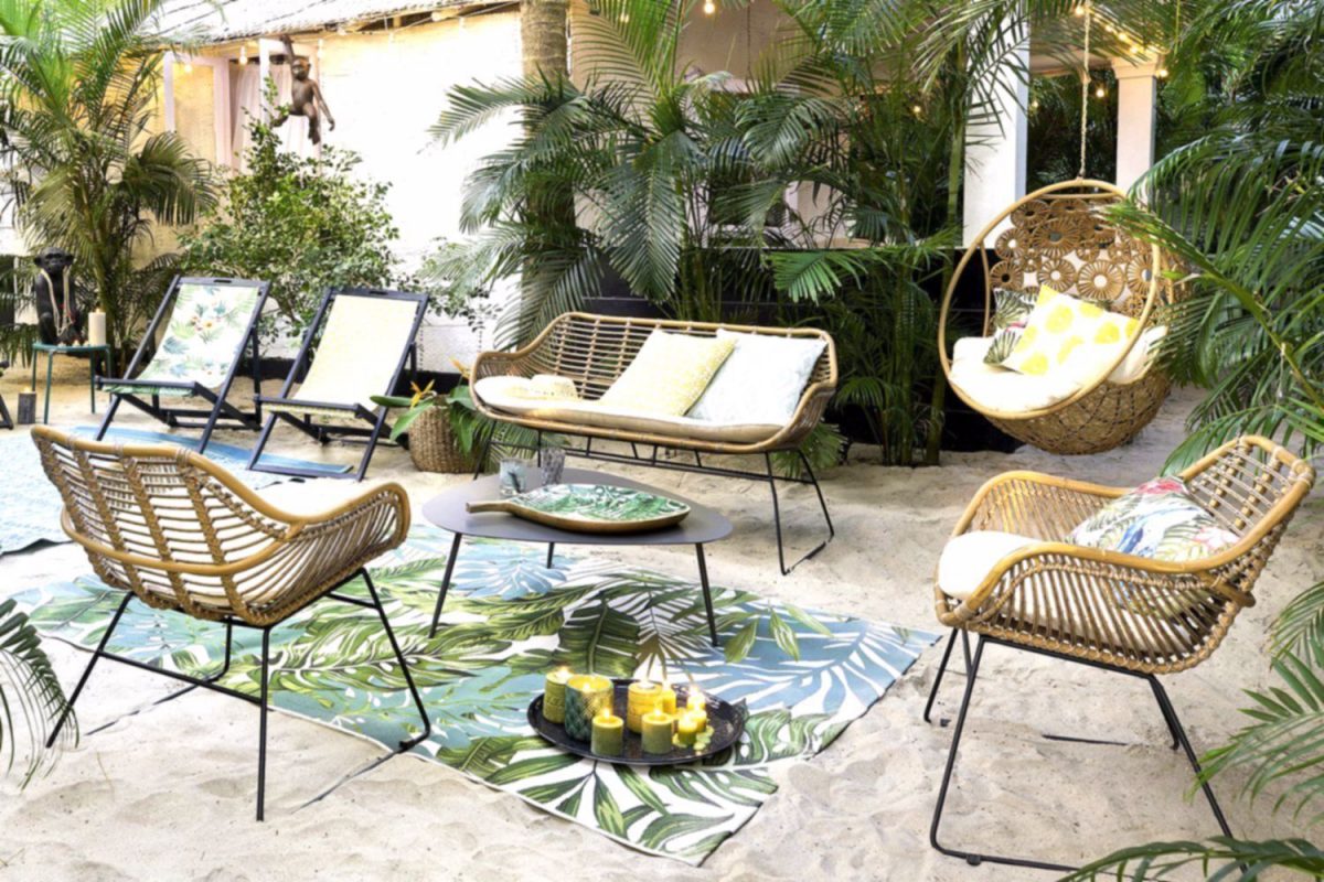 Un Salon De Jardin Pas Cher Vintage, Maisons Du Monde, #cher ... destiné Salon De Jardin Vintage