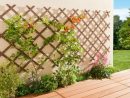 Un Treillis Pour Un Joli Mur Végétal : Balcons Et Terrasses ... encequiconcerne Decoration Pour Mur Exterieur De Jardin