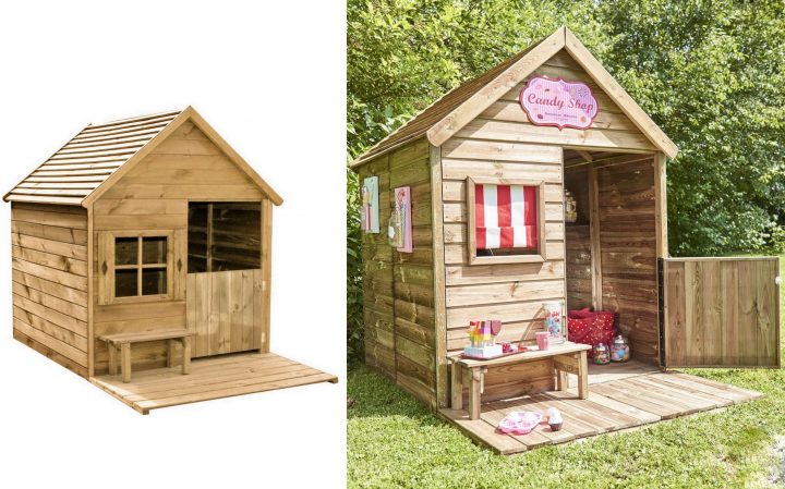 Une Cabane En Bois Pour Enfant À Prix Doux – Joli Place concernant Maison De Jardin Pour Enfants