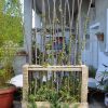 Upcycled Wooden Pallet Vegetal Fence | Jardin | Palette Bois ... tout Paravent De Jardin