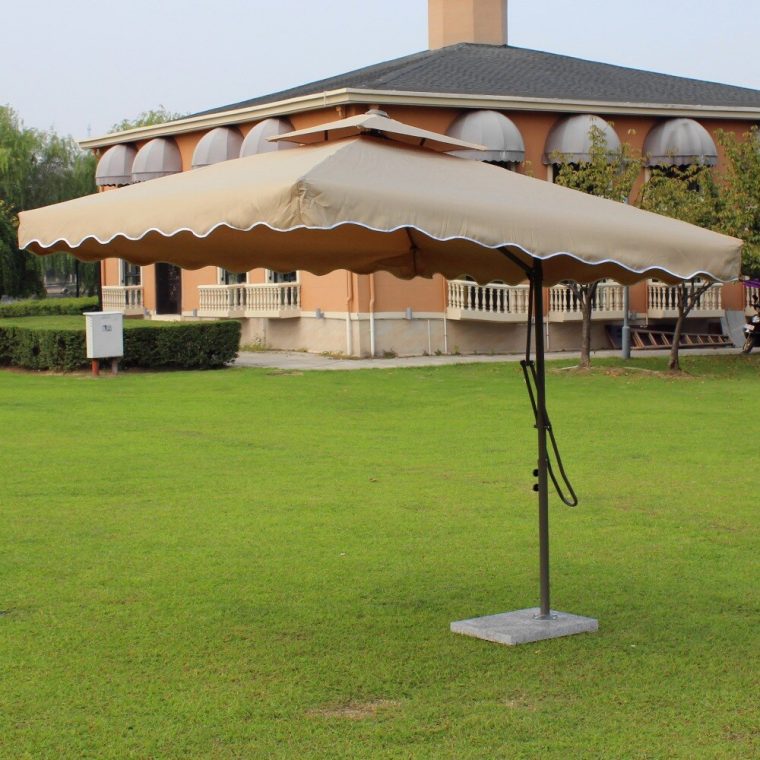 Us $139.0 |Mobilya'ten Avlu Şemsiyeleri Ve Zeminleri'de 2.2X2.2 Metre Çelik  Demir Açık Şemsiye Bahçe Güneş Şemsiyesi Veranda Mobilya Kapak Güneşlik … destiné Meubles Veranda Jardin