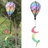 Us $6.71 28% Off|Summer Colorful Grid Windsock Hot Air Balloon Wind Spinner  Garden Outdoors Spinner Yard Decorative Stakes Wind Spinners-In Decorative  ... dedans Moulin À Vent De Jardin