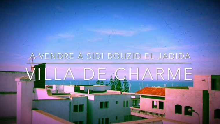 Villa De Charme À Vendre À Sidi Bouzid D'el Jadida – pour Les Jardins D El Jadida